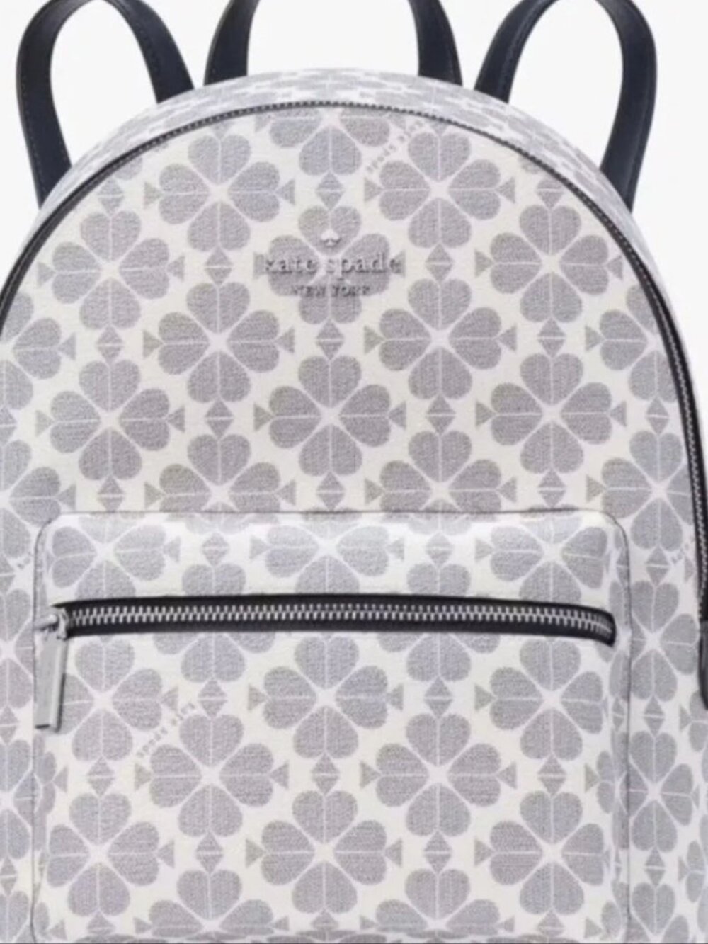 Signature Spade Flower Medium Backpack - Ocean Fog ( KG482 )